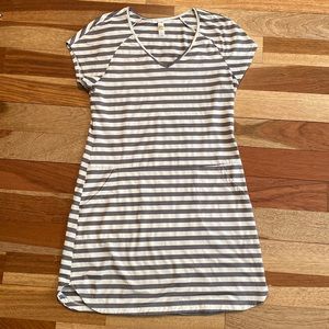 Graham white striped dress